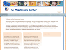 Tablet Screenshot of montessoricenterbend.com